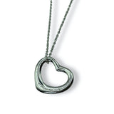 *Preloved* Tiffany & Co. Open Heart Pendant Necklace