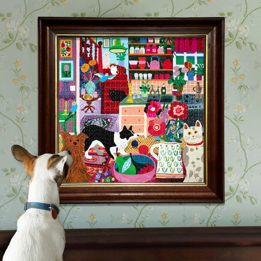 Piece&Love: Pets in the Kitchen - 1000 pc Puzzle