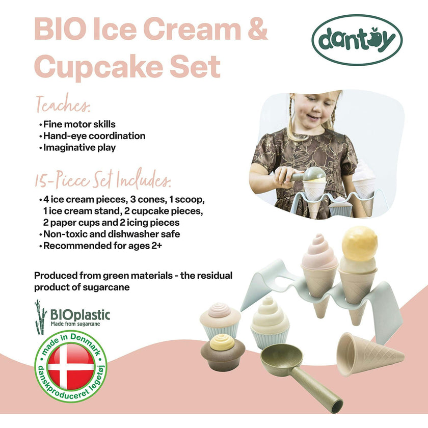 BIO Playset: Ice Cream & Cupcake - 15pcs