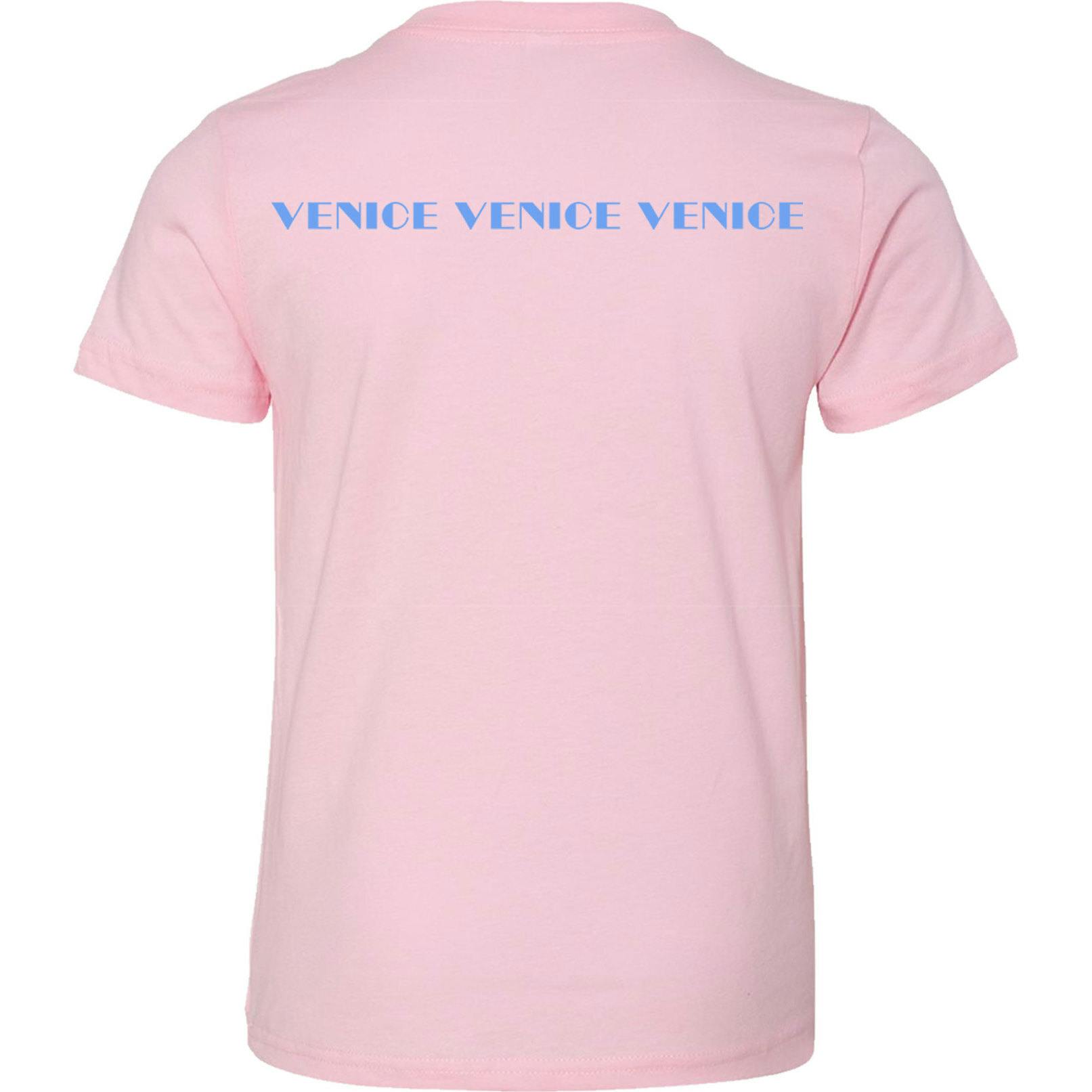 Kids' Pink Venice T-shirt-Unisex