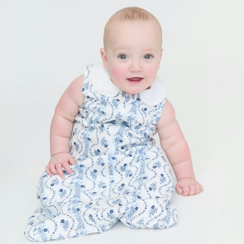The Sleep Sack - Blue Vine Stripe