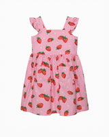 Adelina Summer Dress in Strawberry
