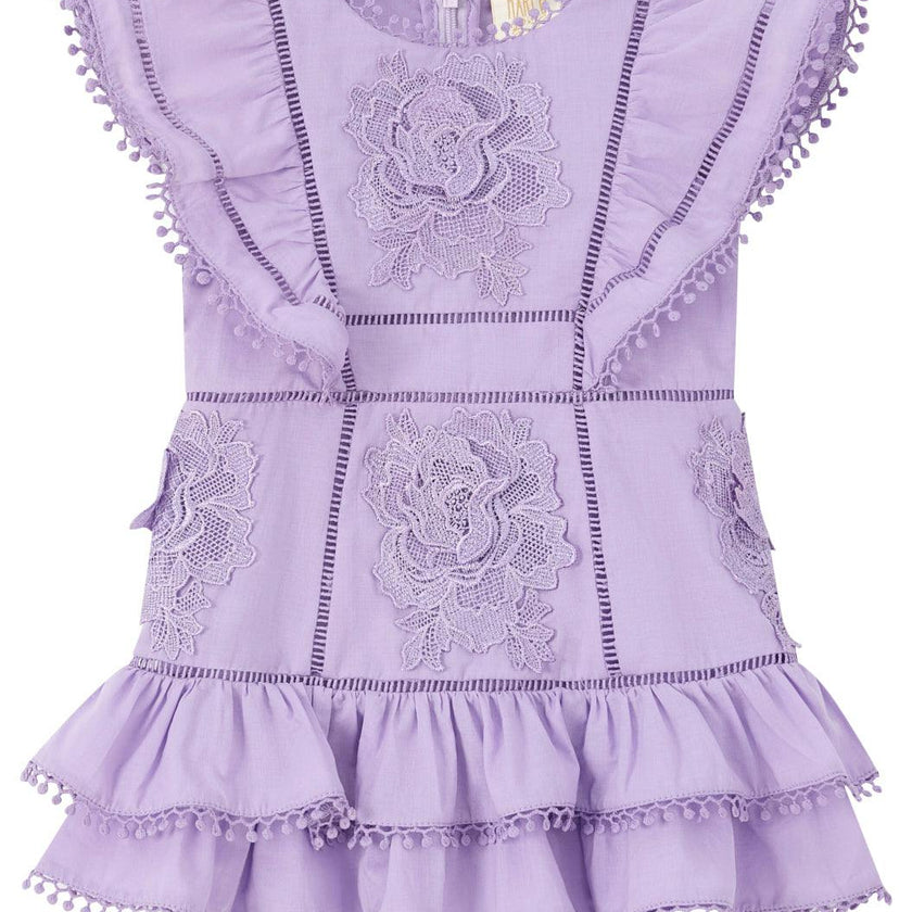 Carloyn Frill Cotton Mini Dress (Baby)