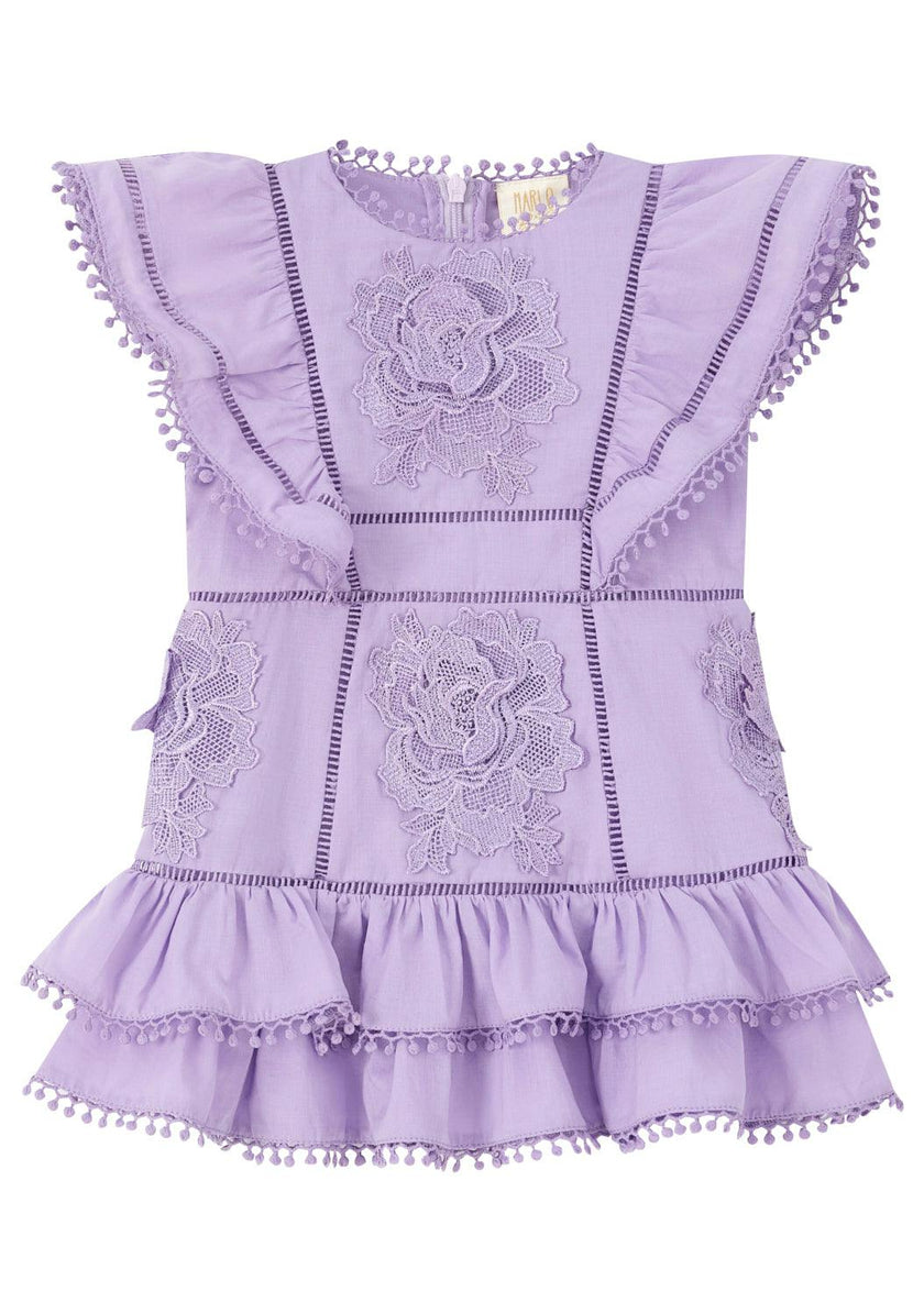 Carloyn Frill Cotton Mini Dress (Baby)