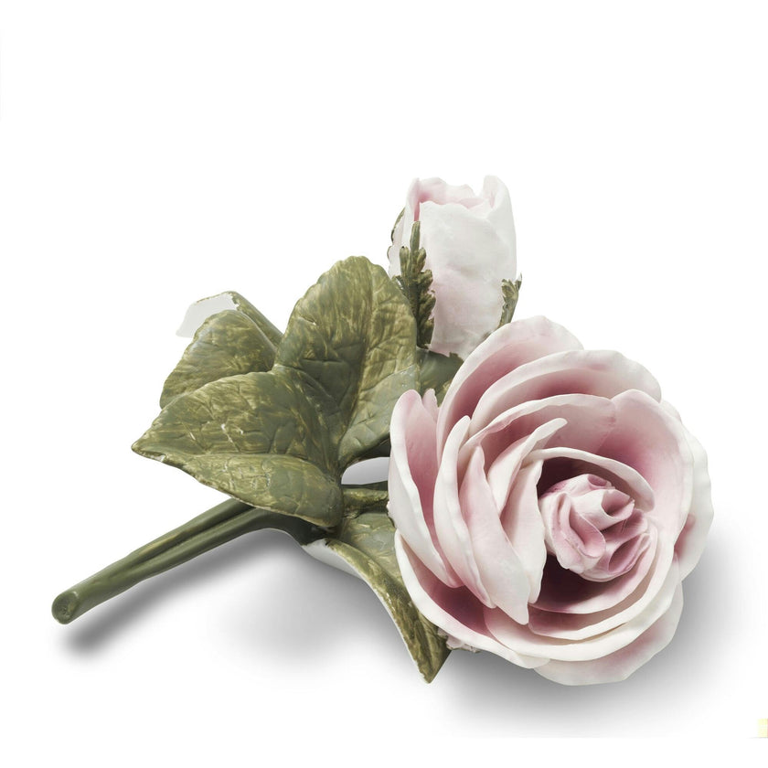 Porcelain Rose with a Bud