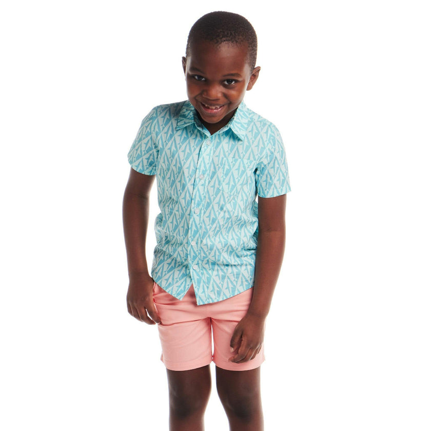 Infant Polo & Seersucker Limes Short Set