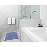 Heathered Floor Mat, Blue