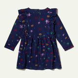 Recycled Cotton Confetti Kid Ruffle Dress