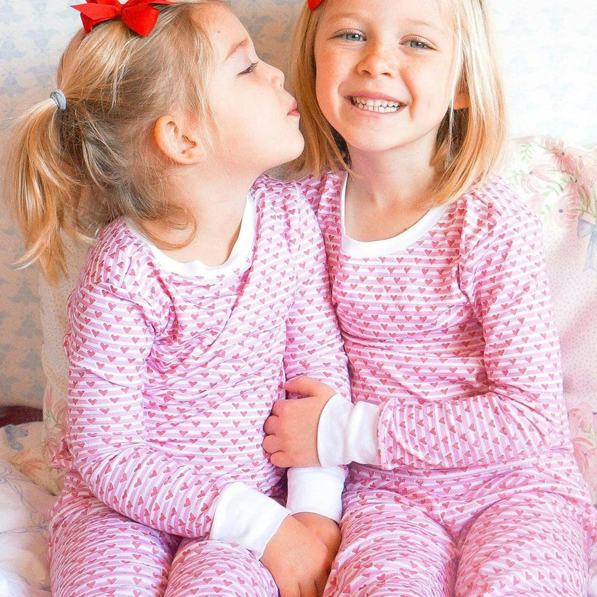 Sailor Hearts Two Piece Pajamas