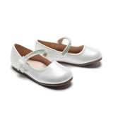 Cream Primrose Rhinestone Flats