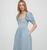 The Scarlett Nap Dress - Lagoon Gingham