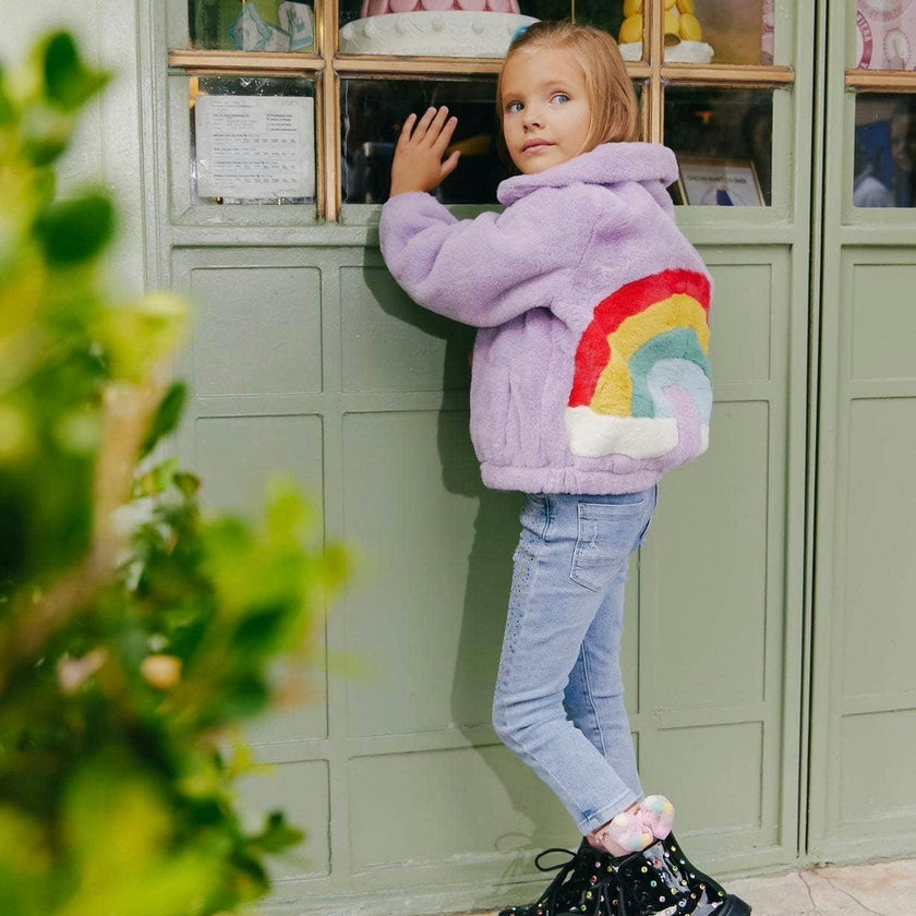 Lavender Sky Faux Fur