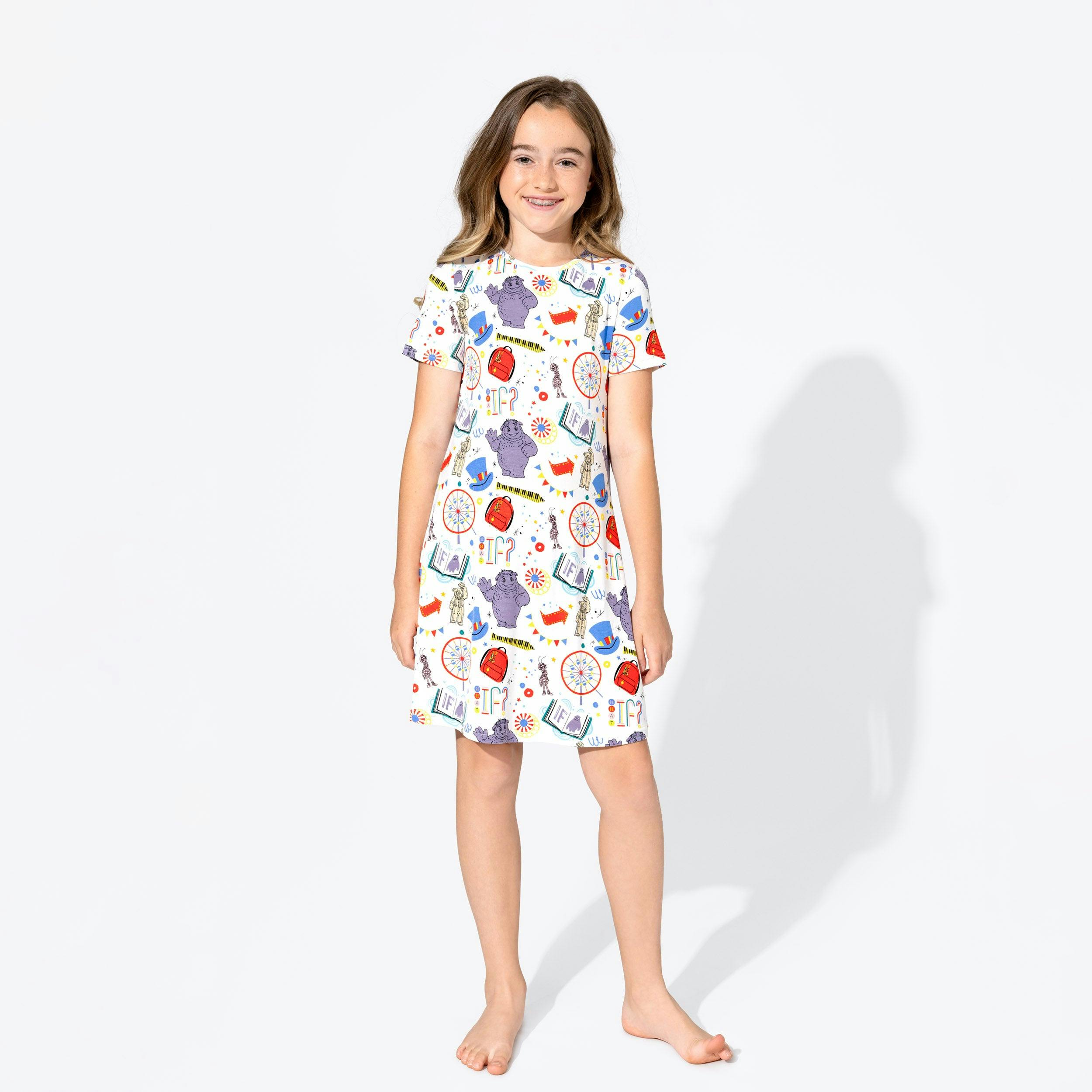 IF Movie Bamboo Girls' Short Sleeve Dress