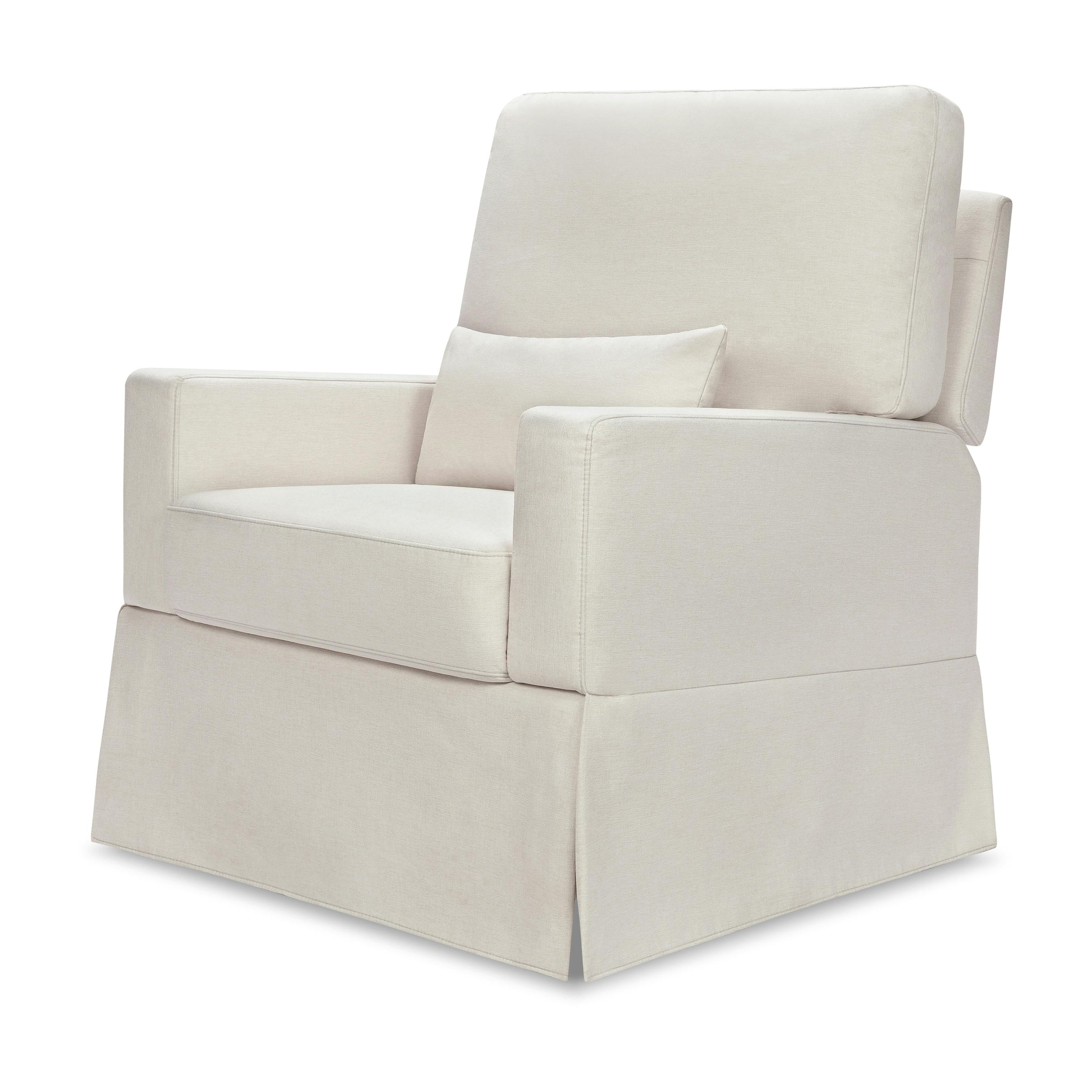 Crawford Recliner and Swivel Glider in Performance Cream Eco-Weave