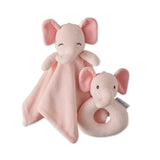 SNUGGLE + SHAKE - Baby Lovey Security Blanket Toy and Rattle Set
