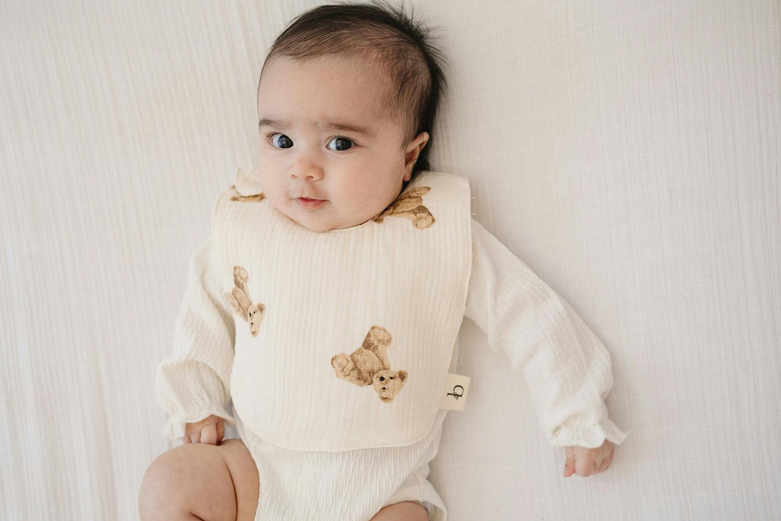 Signature Cotton Print Bib