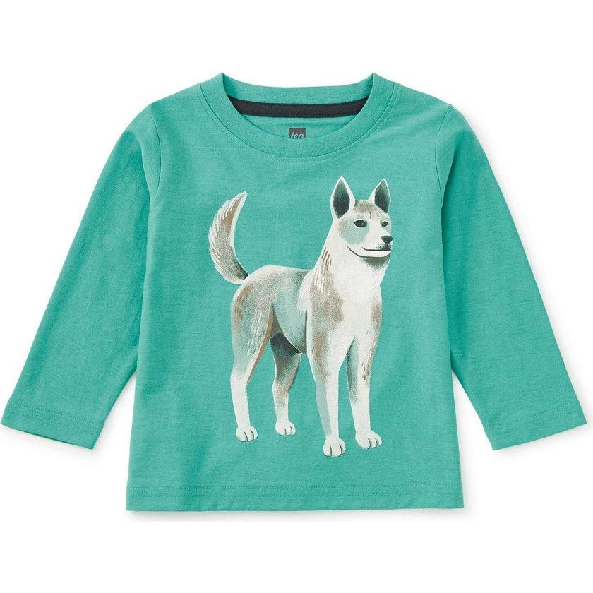 Korean Jindo Graphic Tee, Blue