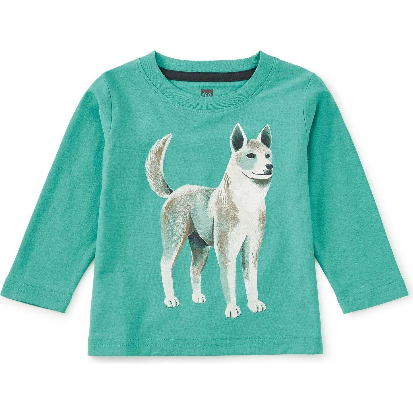 Korean Jindo Graphic Tee, Blue