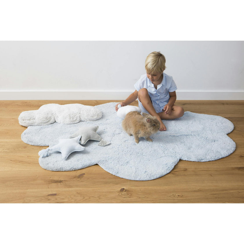 Knitted Twinkle Star Cushion