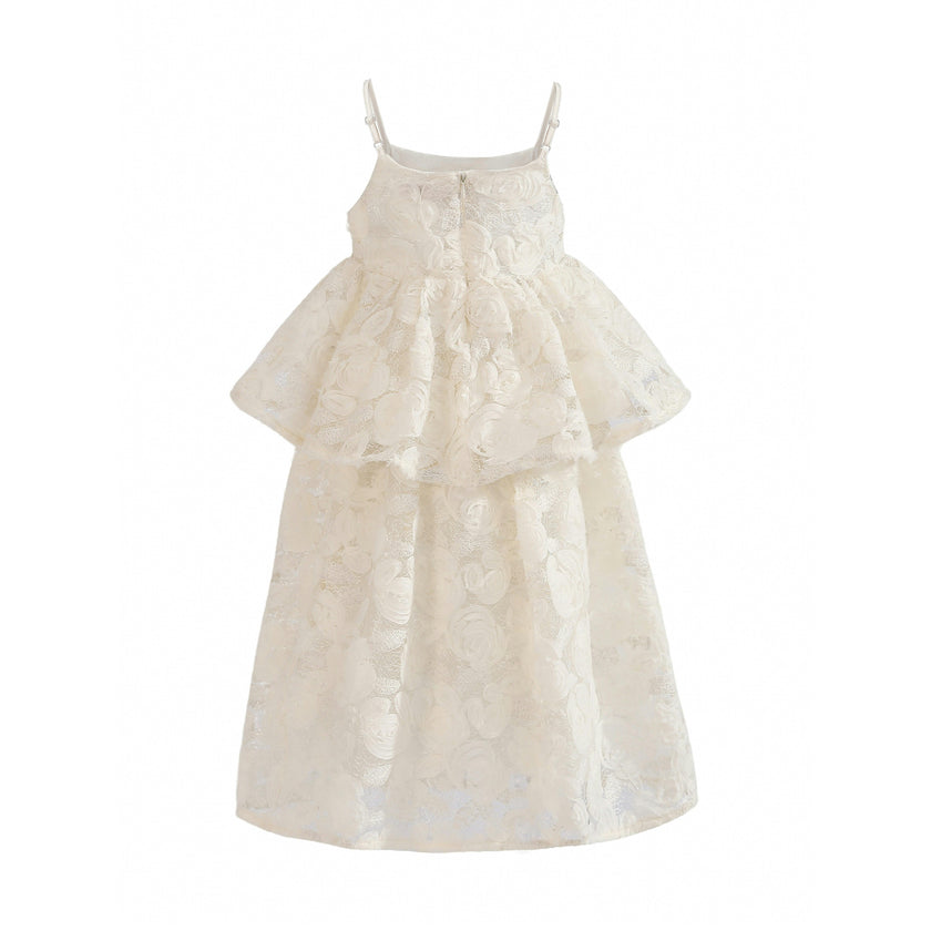 Cream Juliette Lace Skirt Set