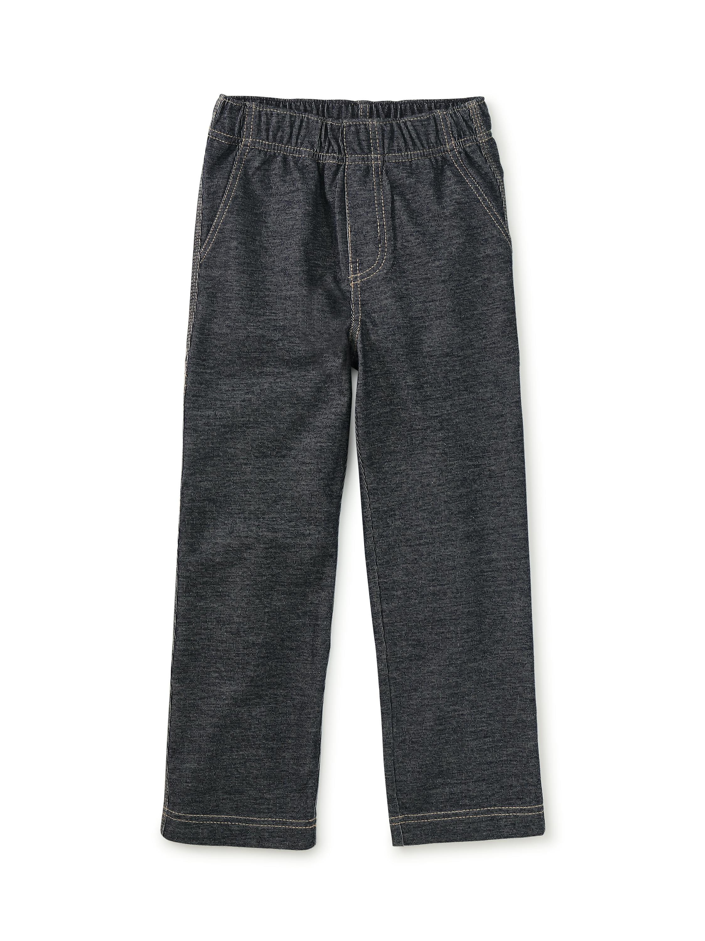 Denim-Like Carpenter Pants, Indigo