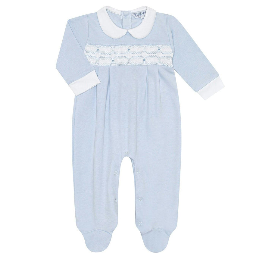 Signature Smocked Boys Footie