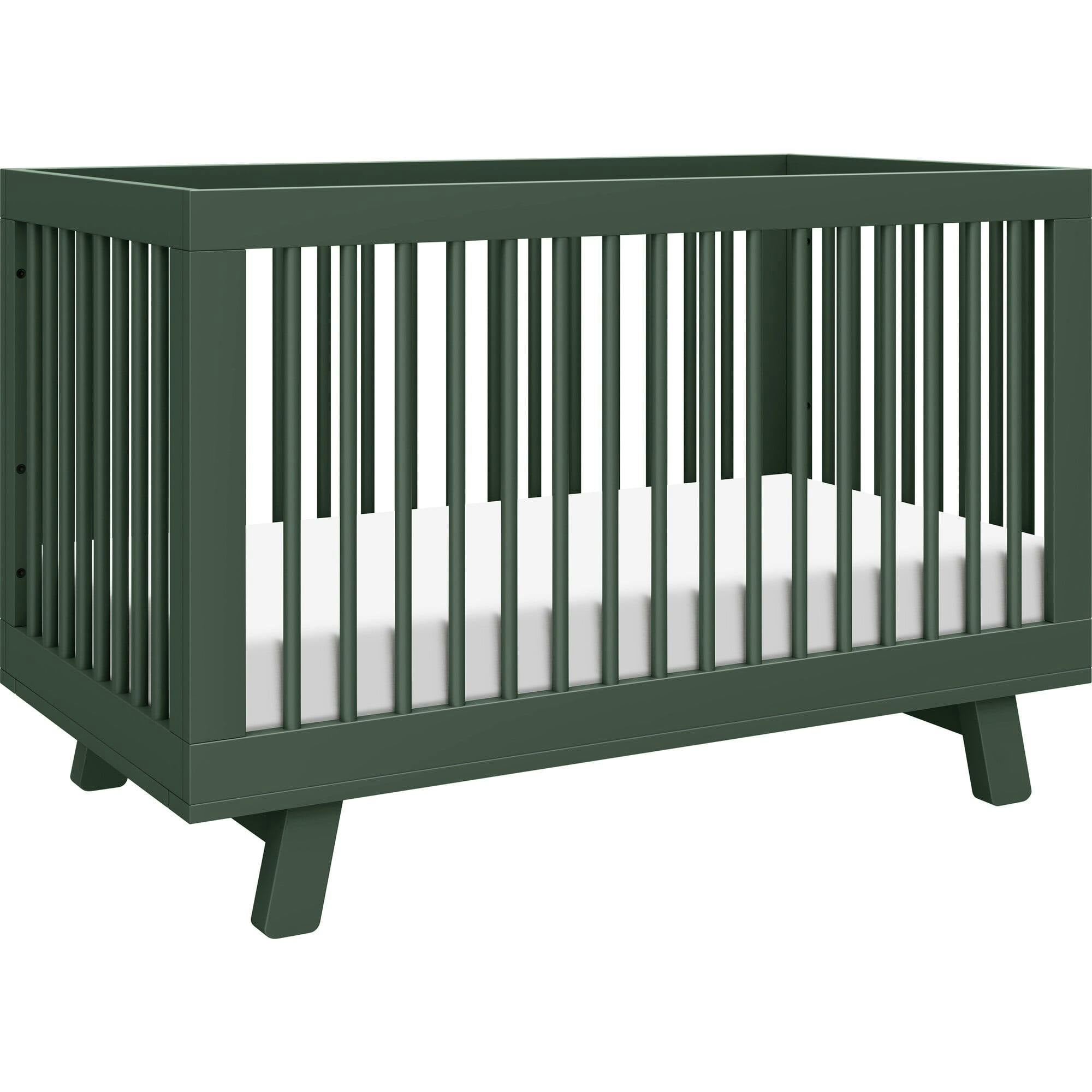 Hudson 3-In-1 Convertible Crib With Toddler Bed Conversion Kit In