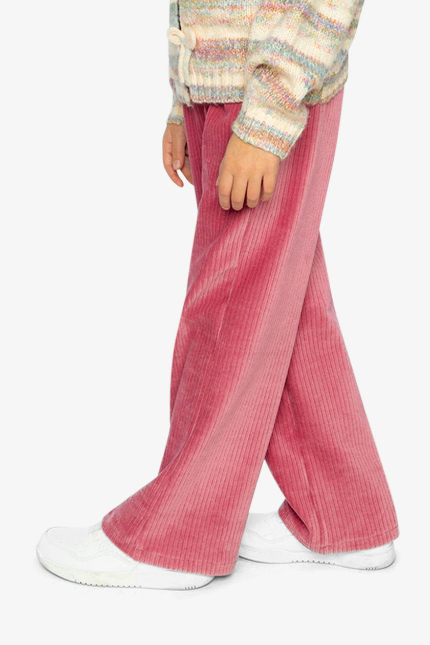 Velour Flare Pants Raspberry Pink