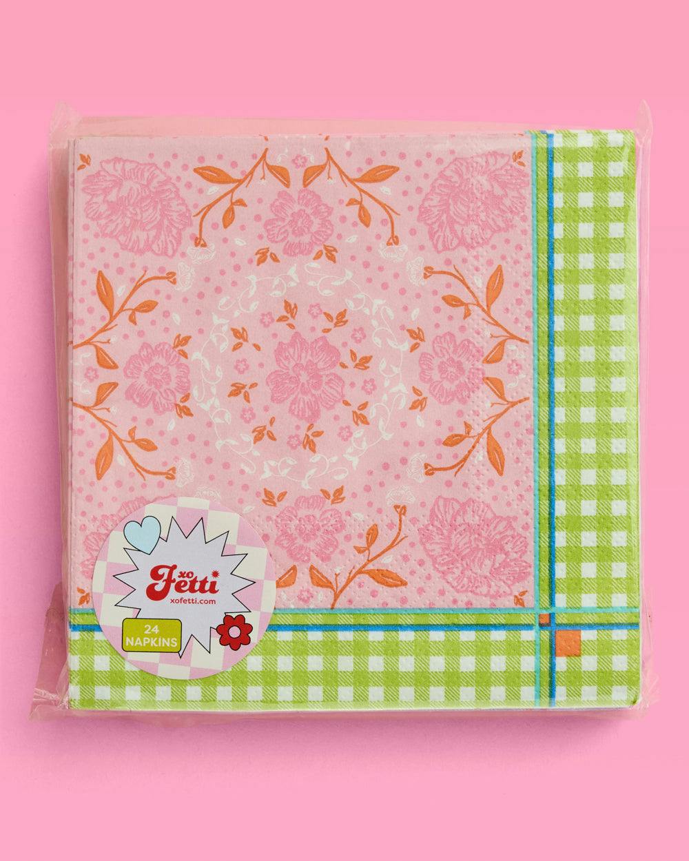Mahjong Napkins - 24 paper napkins