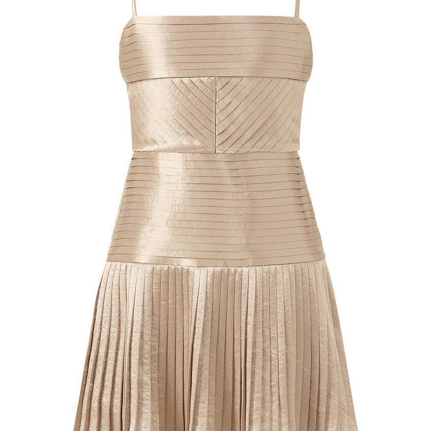 Jasmine Pleated Mini Dress