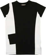 Colorblock Pocket Short Sleeves Tee