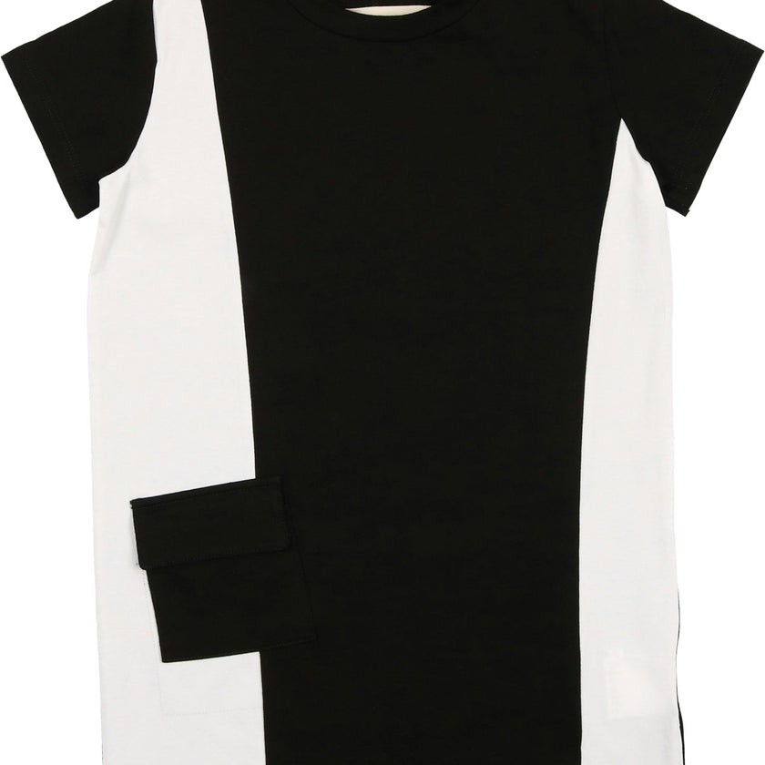 Colorblock Pocket Short Sleeves Tee