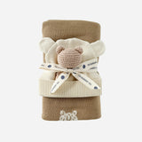 Honey Bear Hat Teether Gift Set