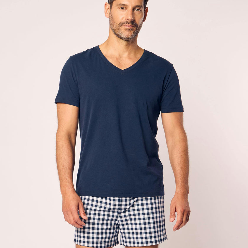 Men's Twill 3 Pack Boxers in Navy