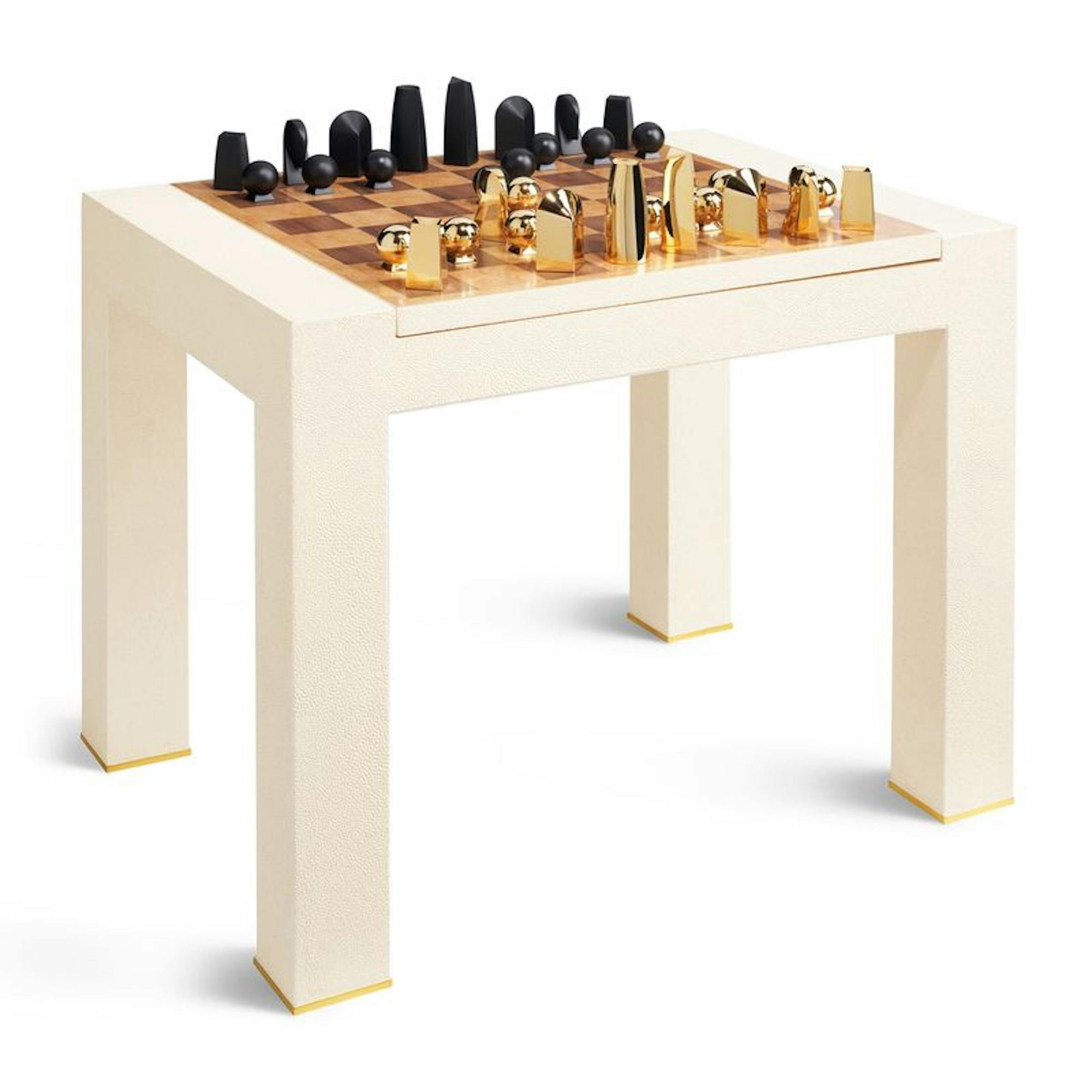 Shagreen Chess Side Table