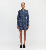 The Mira Dress - Navy Cala Paisley