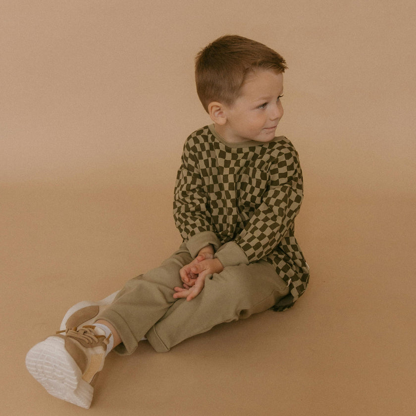 Organic Tee & Foldover Pants Set