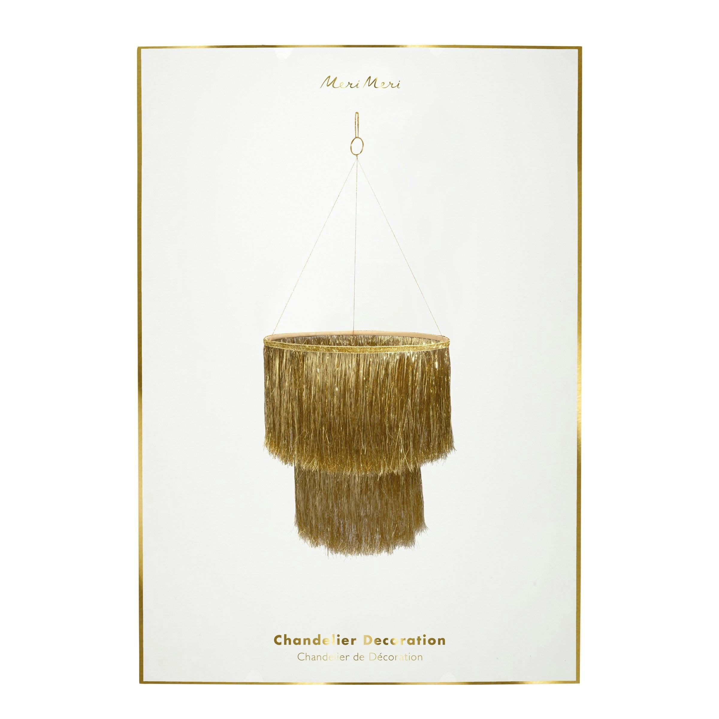 Tinsel Chandelier