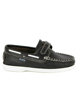 Leather Boat Shoes, Dark Brown