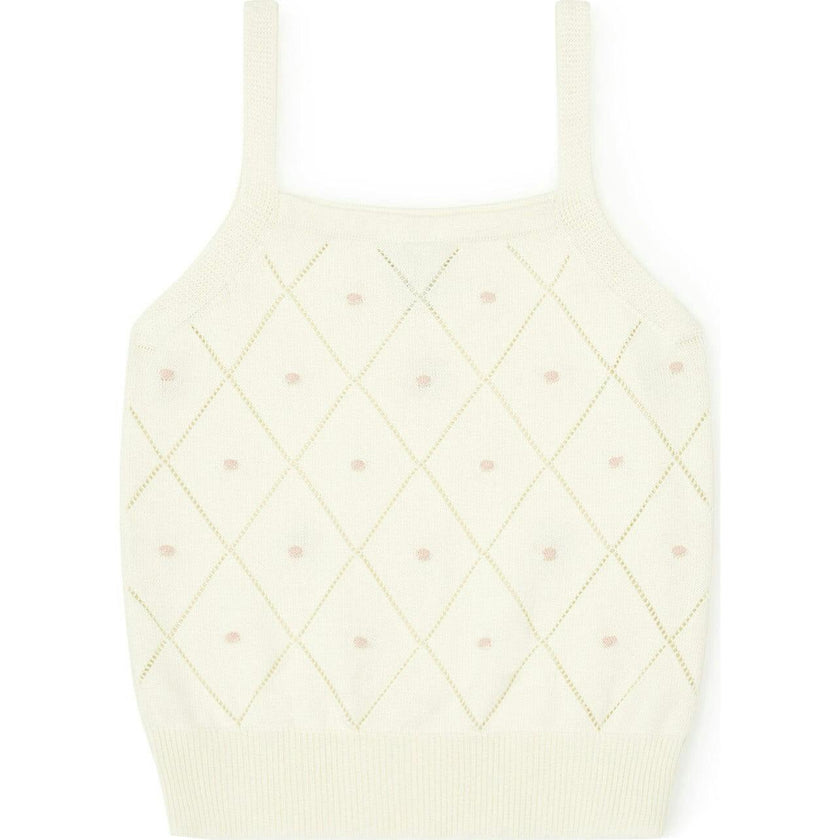 BONTON Tiny Flowers Lilli Knit Tank Top