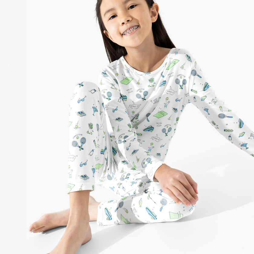 Tennis Bamboo Kids Pajamas