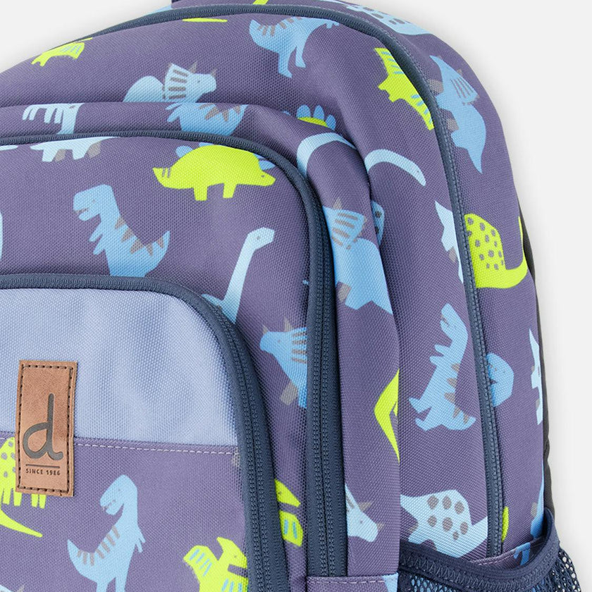 Little Boy Dinos Multi-Compartment Backpack