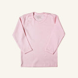Pink - Classic Long Sleeve Shirt in Pima Cotton