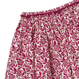 Girls Gianna Skirt - Burgundy Climbing Floral