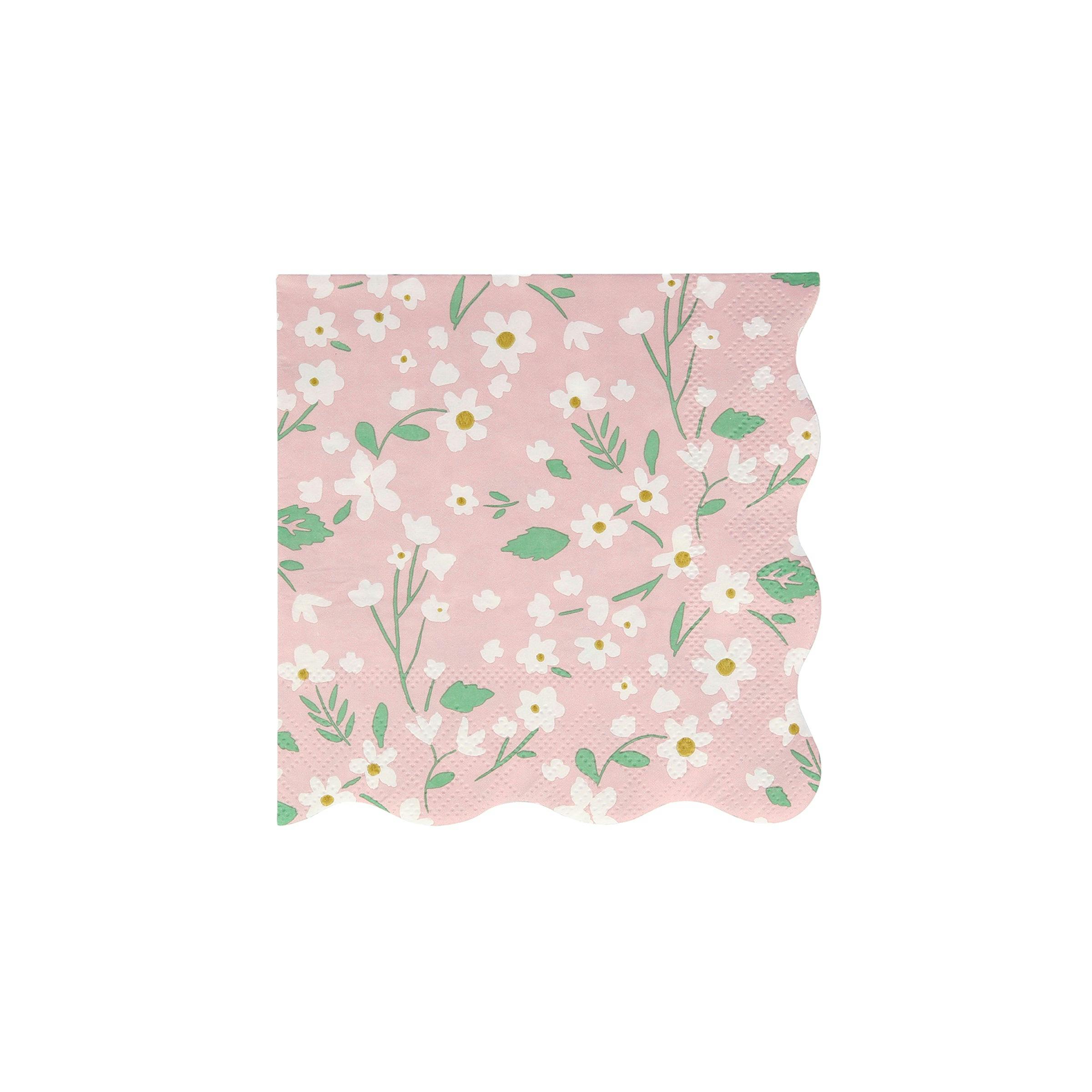 Set of 20 Ditsy Floral Small Napkins