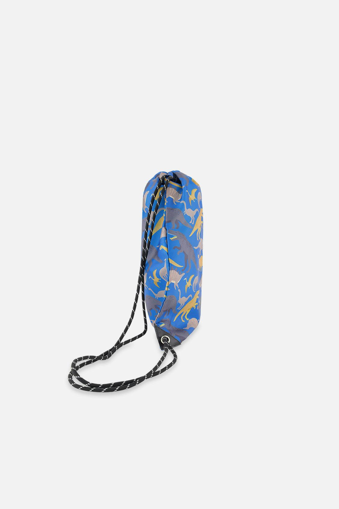 Little Boy Dinosaur Playful Lightweight Durable Drawstring Bag
