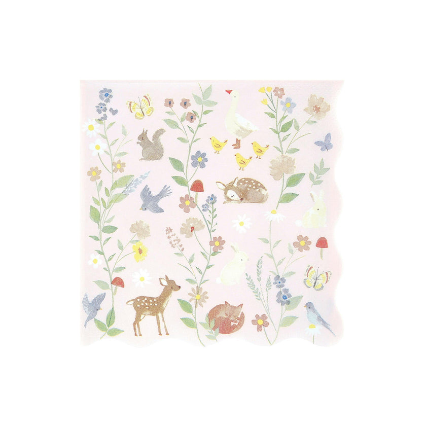 Little Animals Large Napkins