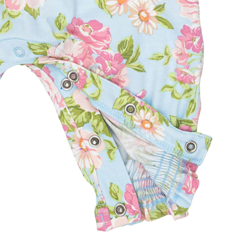 Angeline Floral - Smocked Long Sleeve Romper