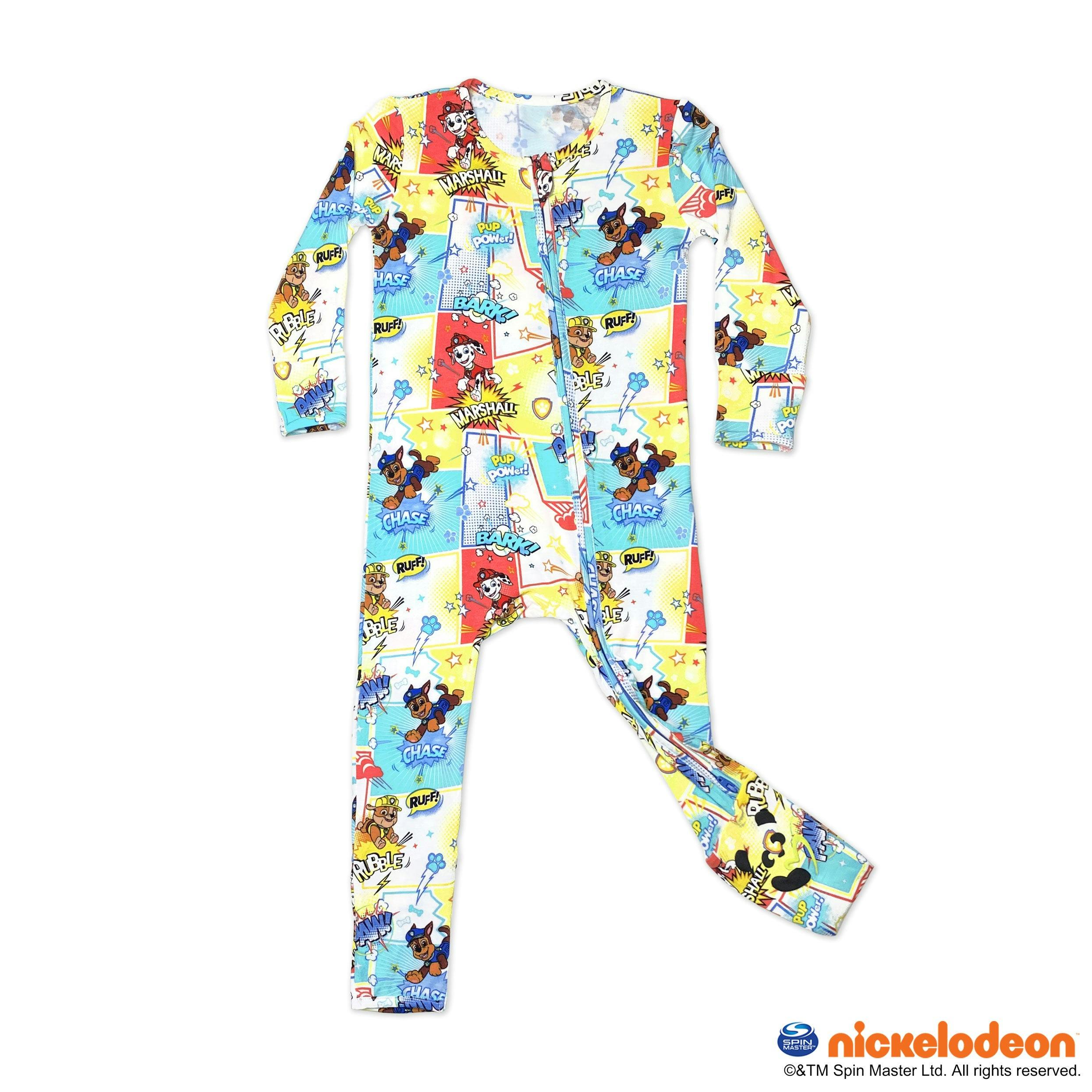 PAW Patrol: Comic Boy Pups Bamboo Convertible Footie