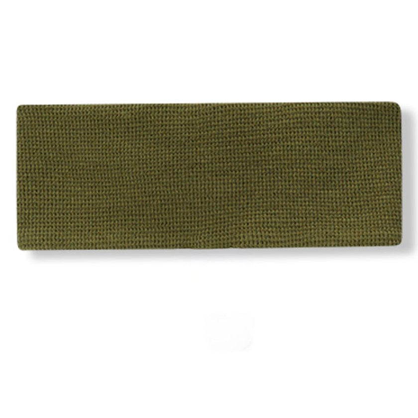 Olive Waffle Knotted Solid Headband